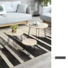 Stable coffee table mdf wood coffee table modern for apartment