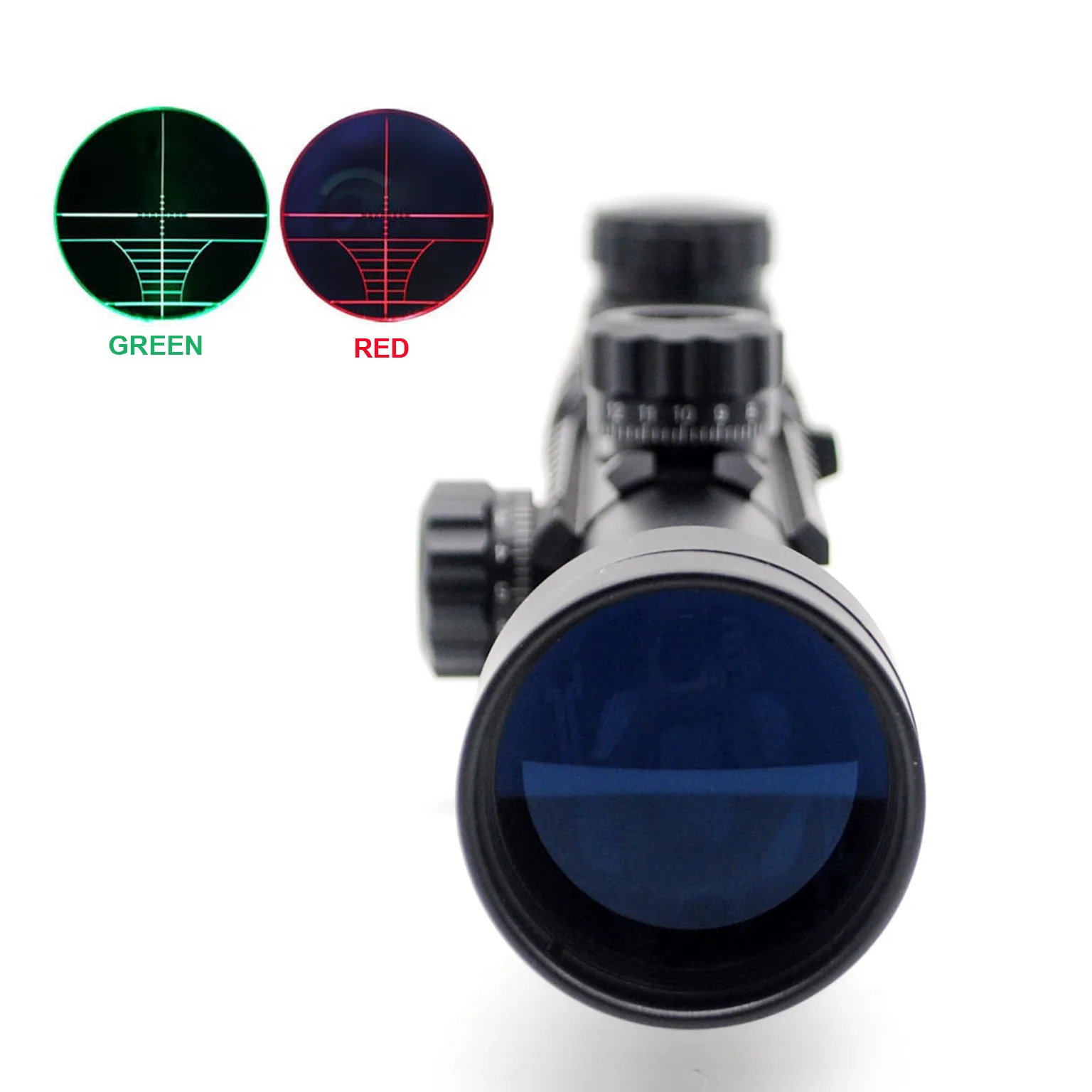 
Aplus Hunting Riflescope 3-9x40EG Red & Green Illuminated Rifle reflex sight Scope with 20mm picatinny rail mount 