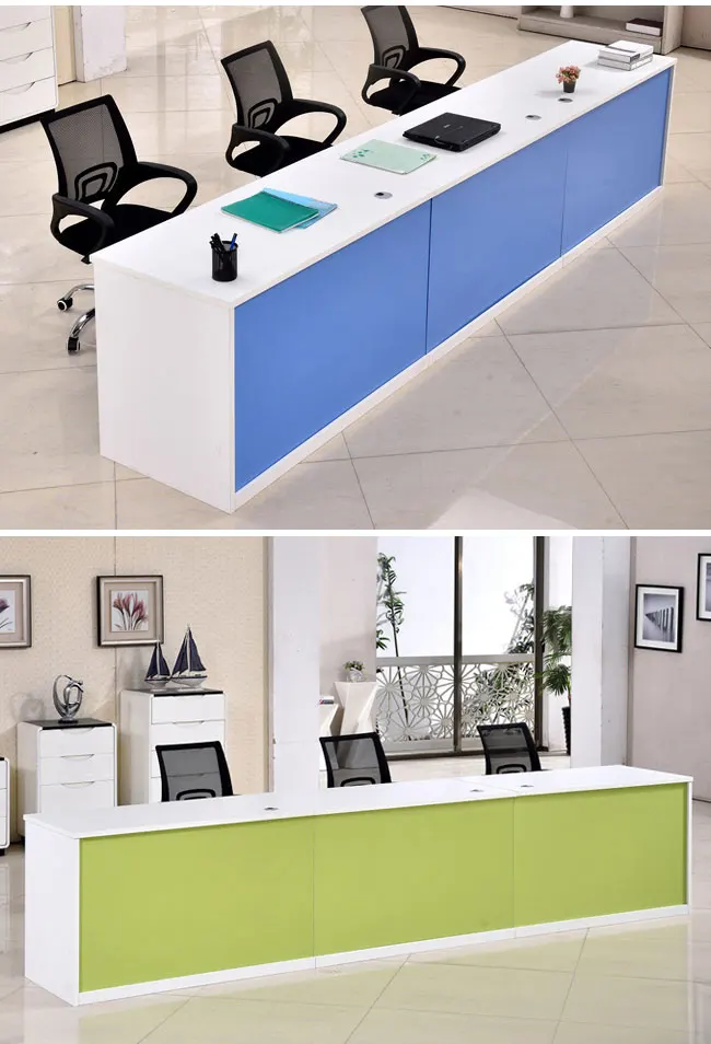Reception Office Table Counter Modern Cheap Beauty Nail Salon Reception Desk