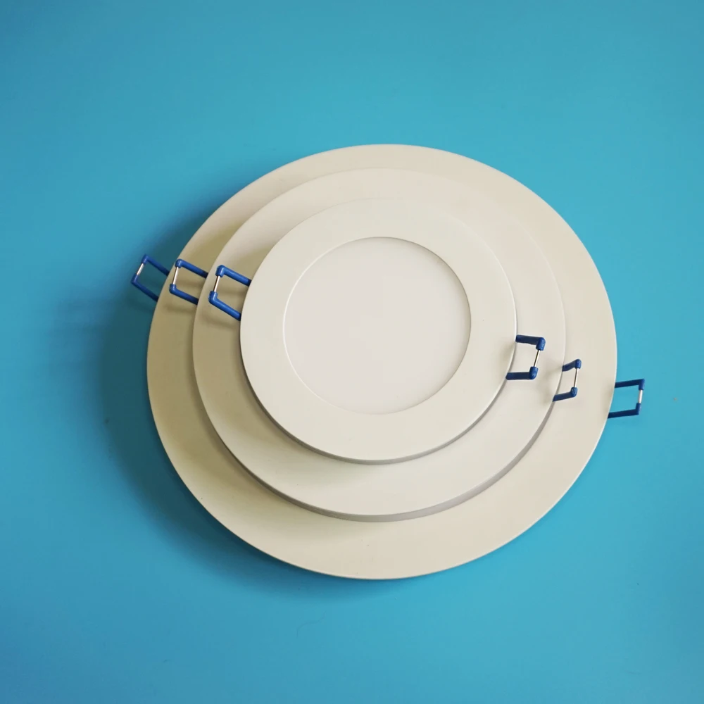 
Wholesale ultra slim recessed 4W 85mm round SMD LED ceiling panel light 