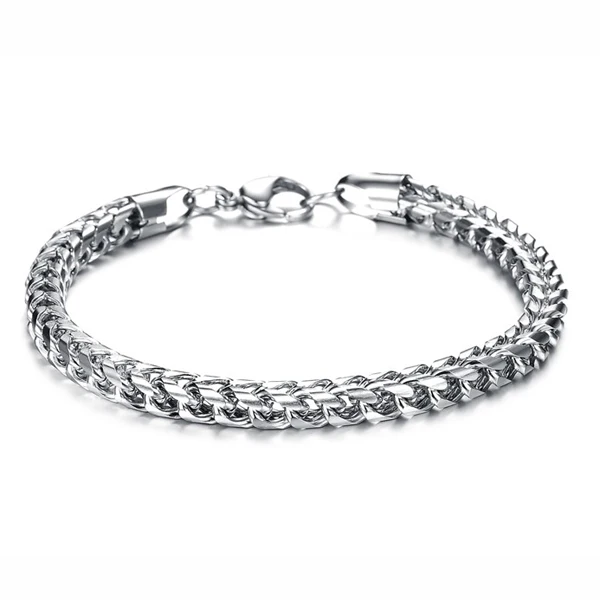 

New Design Fashion Men Personalized Stainless Steel Chain Bracelets Free Shipping