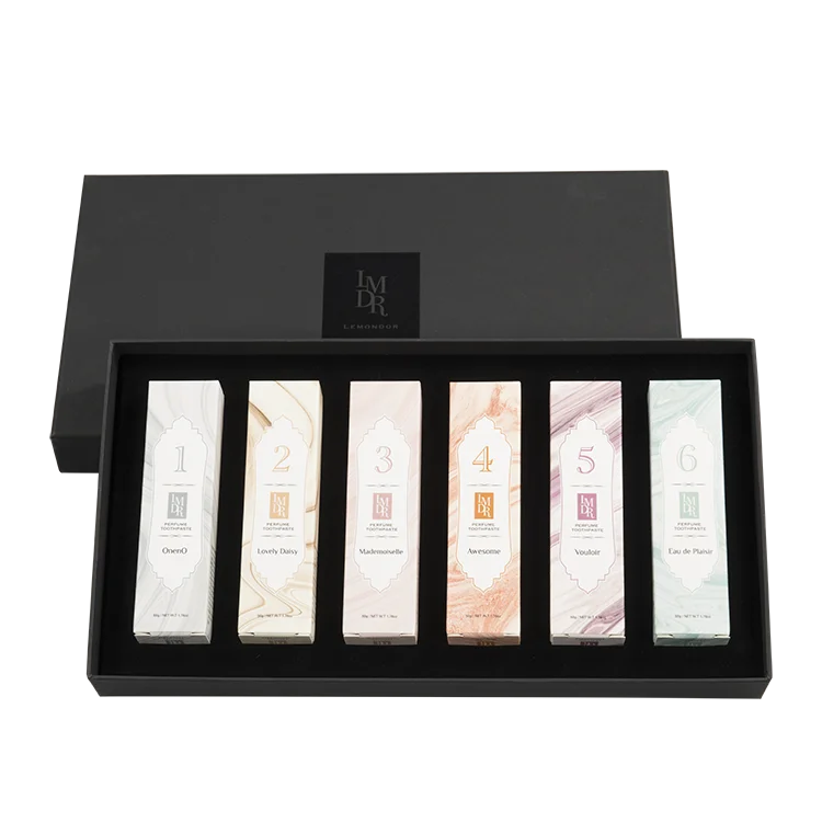 

6 flavors Temperament Mood Rose Lemon Jasmine Perfume Set for gift, Custom