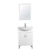 White High Gloss Painting Cheap Single Ready Made Bathroom Cabinet