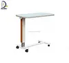 Top Selling Movable ABS Adjustable Height Hospital Bed Over Bed Table with Wheels