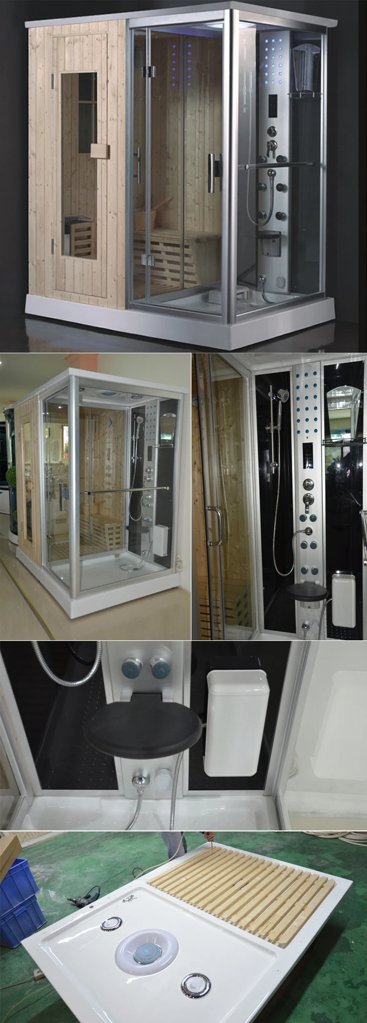 Hssr013 Sauna Box Steam Bath/sauna Steam Bathroom/shower With Sauna