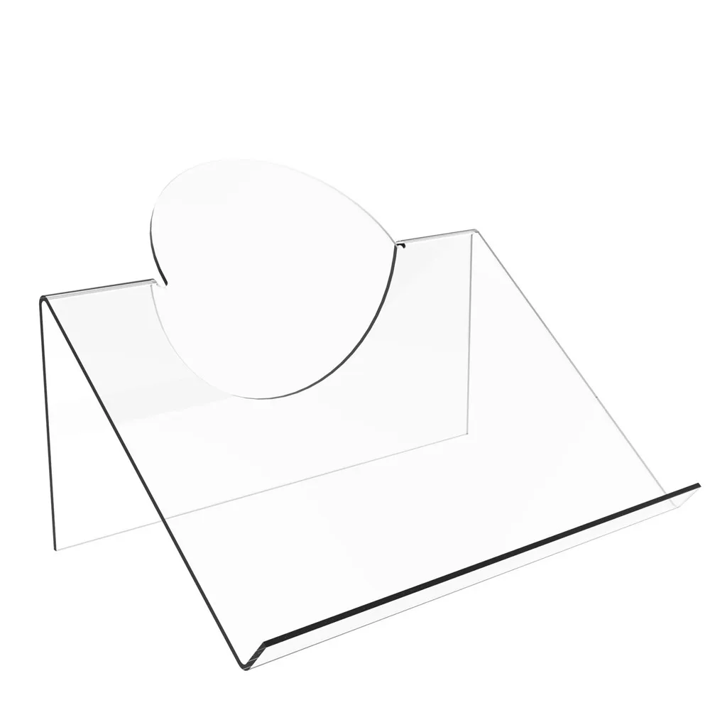 Desktop Clear Acrylic Lectern Cook Book Stand Recipe Holder Perspex