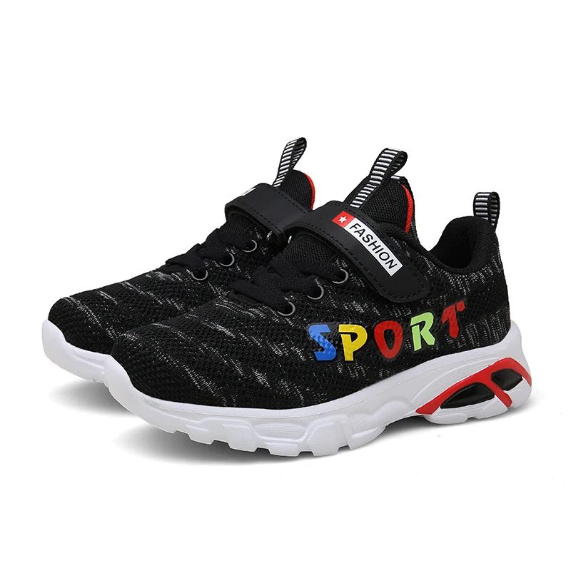 

Dropship Winter Black Boys Kids Shoes Sneaker Children Wholesale Kid Air Sport School Shoes 2021