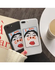 Funny Pattern I AM COOL TPU Phone Case iPhone