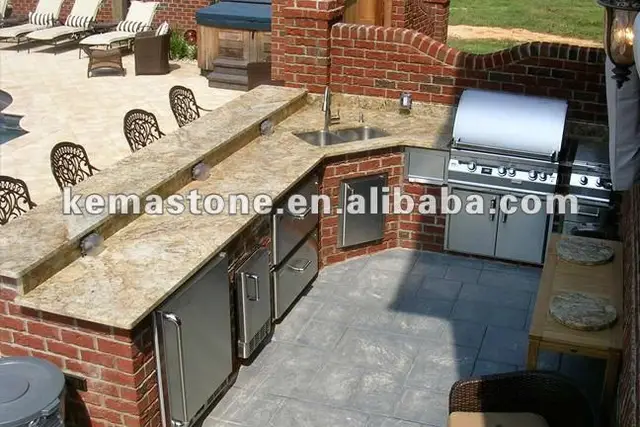Granite Countertop For Outdoor Bbq Kitchen Buy Outdoor Bbq