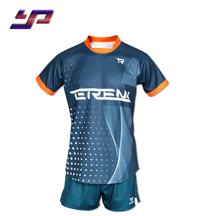 

Unique Full Sublimated Design Cheap Short Sleeve Rugby Jersey Sport Wear Rugby, Customized color