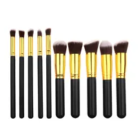 

DHL Free shipping Professional Foundation Brush 8colors Makeup Brushes Set cosmetic Tools Kit 10pcs Makeup Brushes Set