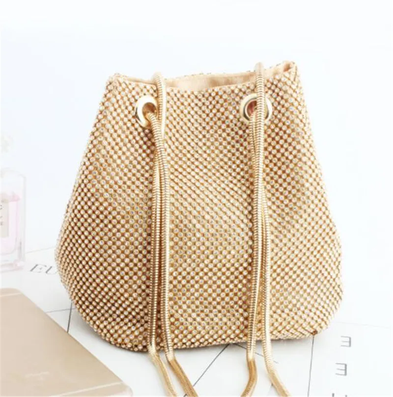 

HZAILU diamante handbag fashion bag 2018 lady bags rhinestone evening bag