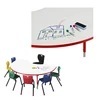 Dry erase top kidney markerboard tops Activity Tables