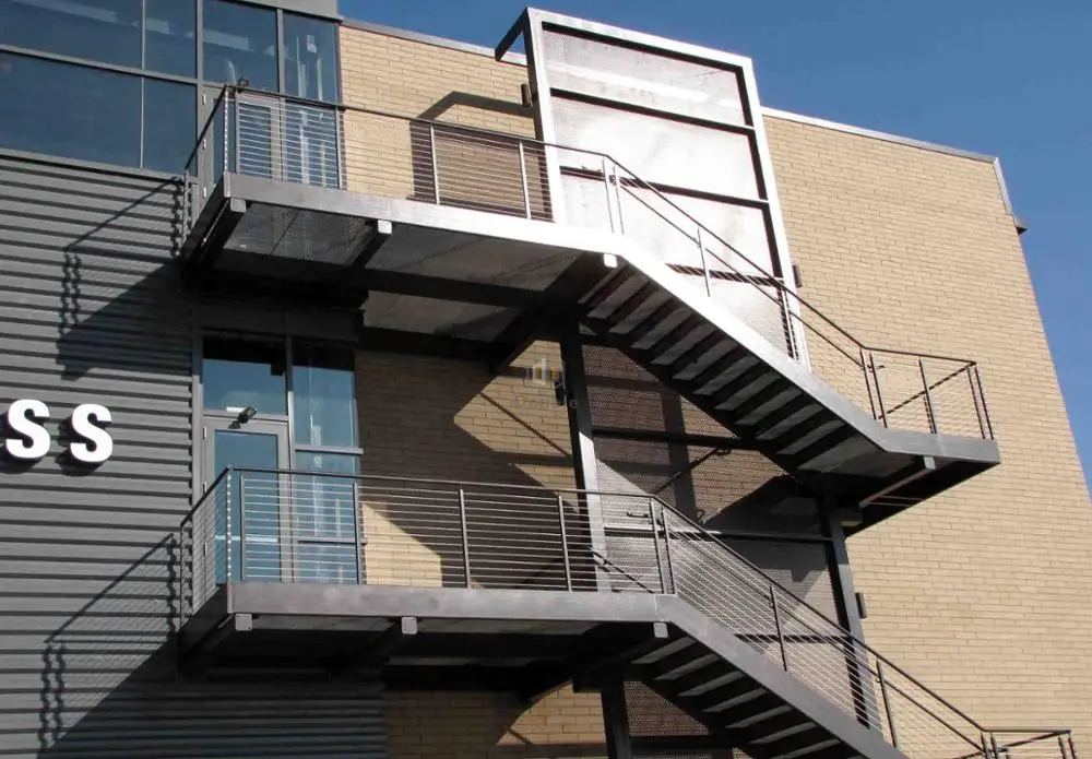 Zig Zag Stairs Prefabricated Stairs Outdoor Staircase ...