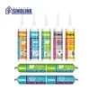 SINOLINK Quick drying general purpose acetic fireproof silicone sealant adhesive glue