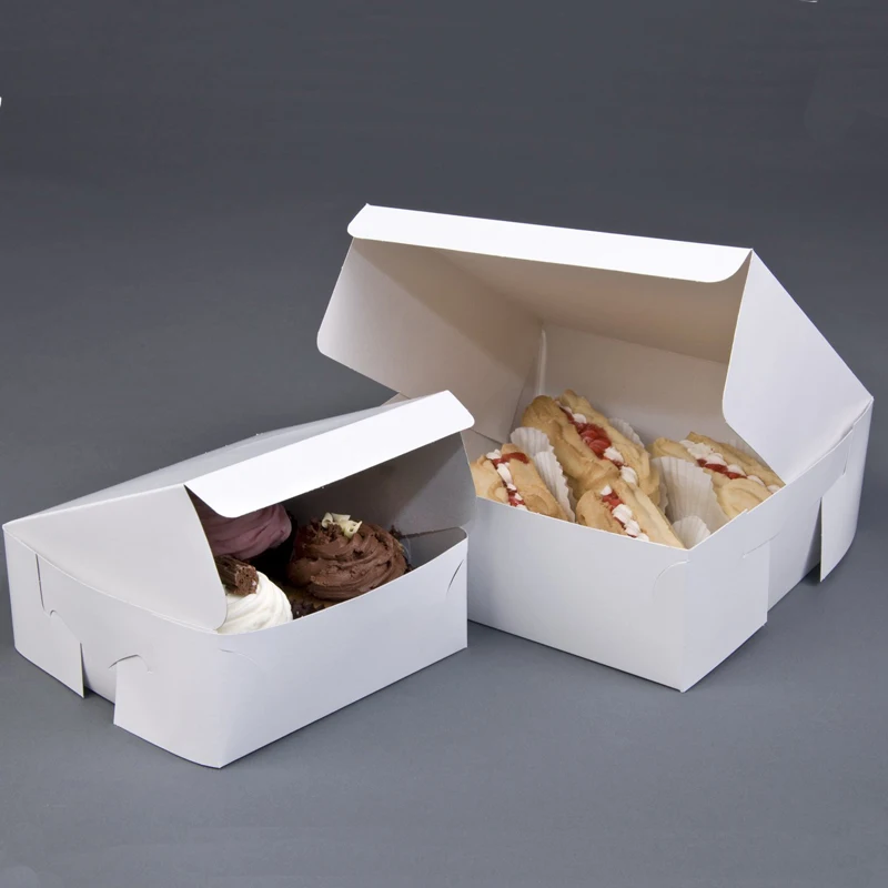 Food Grade Paper Printing Custom Logo Cake Boxes Bakery Boxes Buy