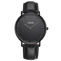 

Custom OEM Watch Personal Name Branding Face Design Man Watch Print Your Logo Leather Watch for Men