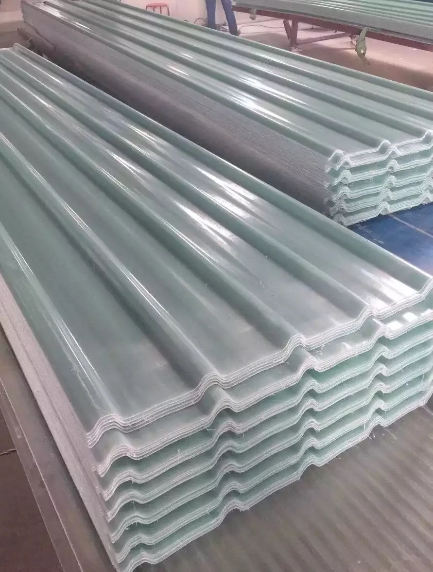 Corrugated Plastic Sheets 4x8 Fiberglass Roofing Sheets Waterproof