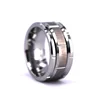 THX JEWELRY 9MM Men's 8mm Brick Pattern Tungsten Wedding Band Ring,Manly Tungsten Ring