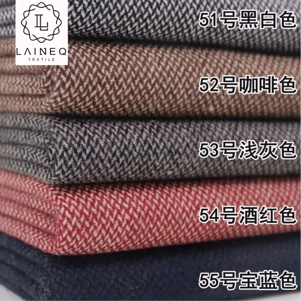 
factory price rib herringbone blended woven thin melton wool suit fabric 
