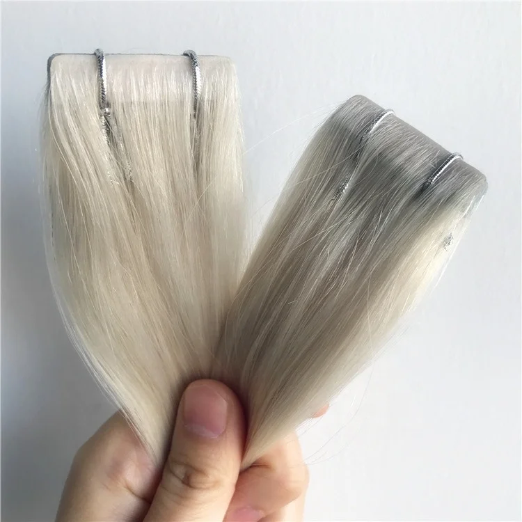 

Skin Weft Tape Injected Tape in Hair Balayage Color Blond Seamless Human Hair Silky Straight Invisible Weft Adhesive Wholesale