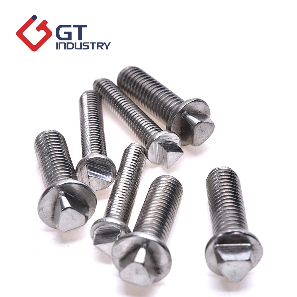 
1/4 stainless steel 304 316 triangle head bolt 