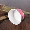 Customized 6oz compostable biodegradable cold frozen yogurt paper cup with lid