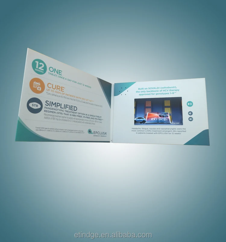 
Wholesale cheap LCD video brochure 5inch for business gift  (60703567034)
