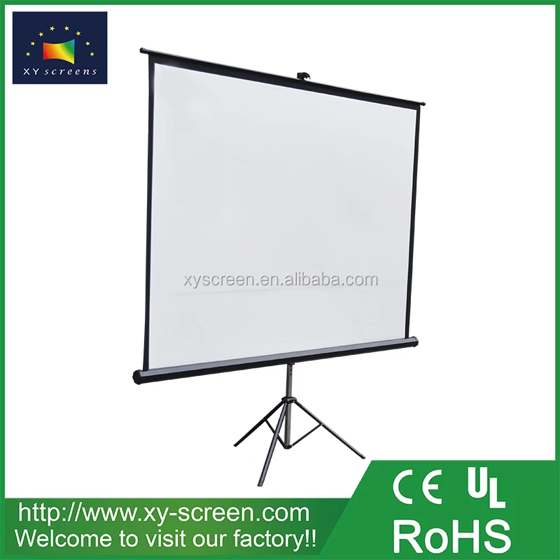 
XYSCREEN OEM office equipment stand meeting room home theater outdoor tripod projector screen 