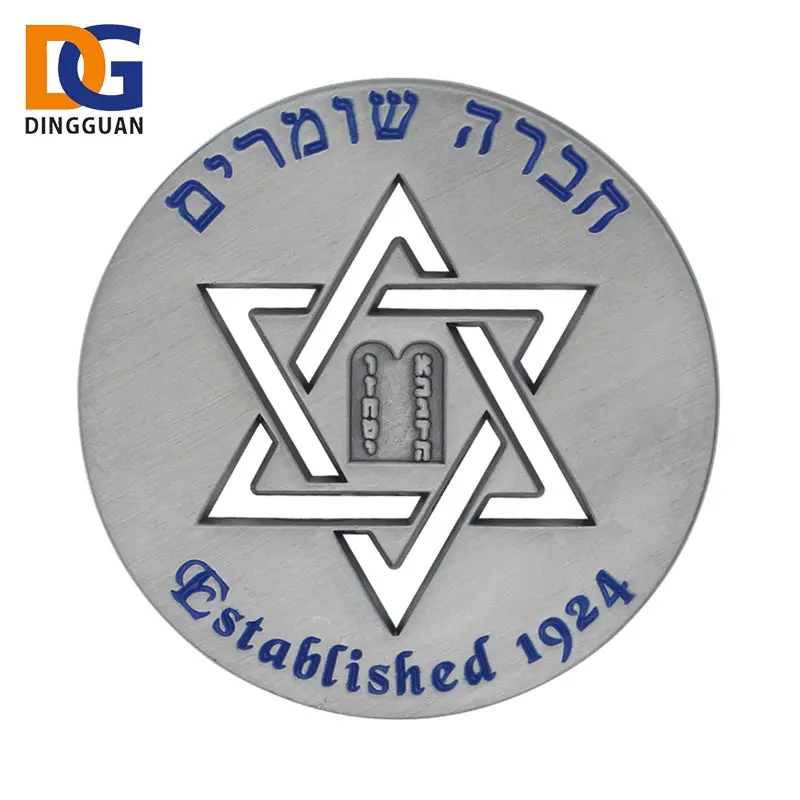 Customized Zinc Alloy coin Military Army Challenge Pistol Gun Coin.jpg