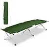 Portable folding foldable aluminum stretcher military folding camp bed camping cot with 600D carrying bag