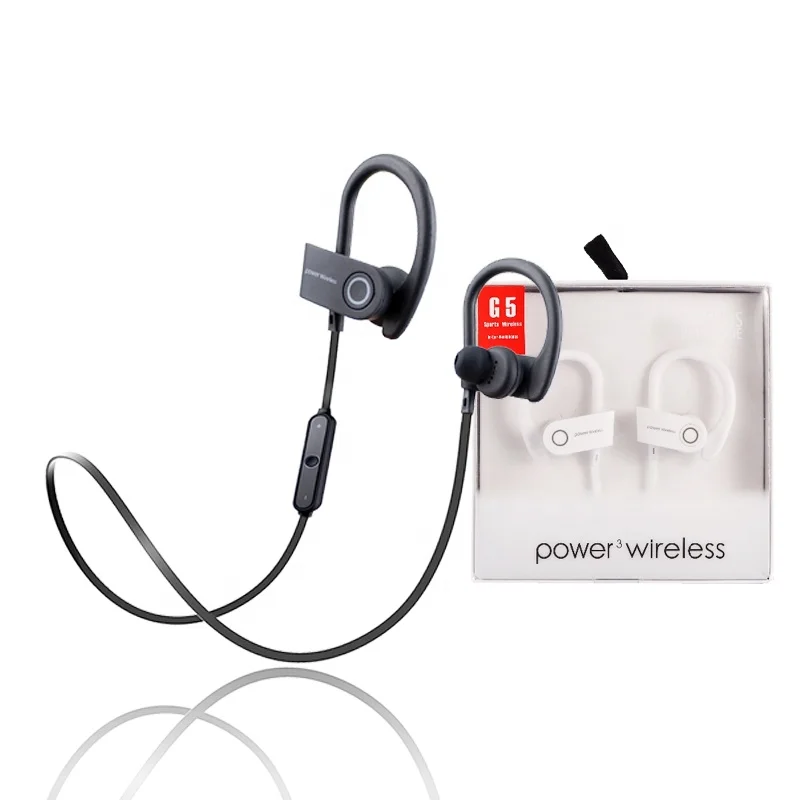 

G5 Sports Wireless Headphones Heavy Bass Earphone with Mic wireless earbuds Headset for phone iPhone xiaomi, Red white black blue etc