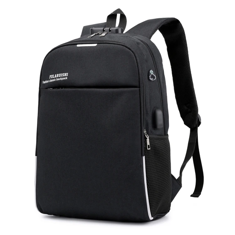 

High Quality Durable Travel Anti Theft Usb Charging Port Computer Bag Laptop Backpack For Men Women, As picture business laptop usb backpack