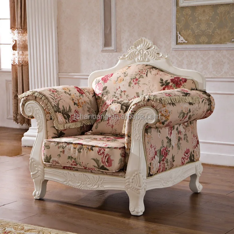 Royal provincial francés tejido de madera tapizado muebles living ...