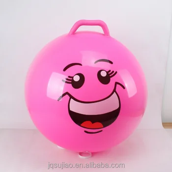 toy bouncing ball with handle