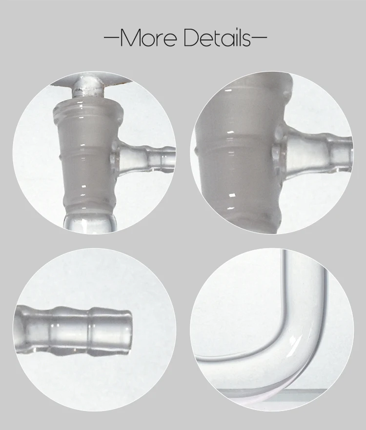 Huke U Shaped Drying Tube With Sidearms Stopper Lab Glass Buy