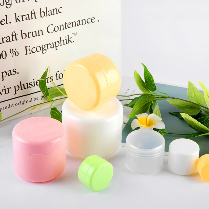 Empty Plastic Pp Jar Natural Face Beauty Cream Jar Packaging Lip Scrub Container Buy Lip Scrub