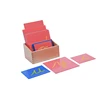 2019 New montessori Materials Children Wooden educational toys Learning Aids Lower Case Sandpaper Letters - Cursive