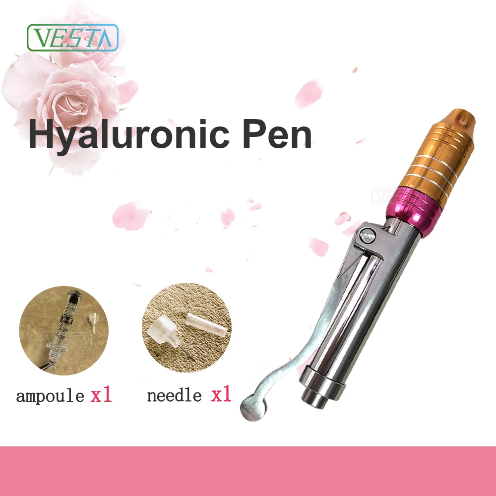 

2021 Vesta Colorized Hyaluronic Injection Pen Factory Price Fashional Hyaluronic Acid Pen On Sale For Lip Enhangcing