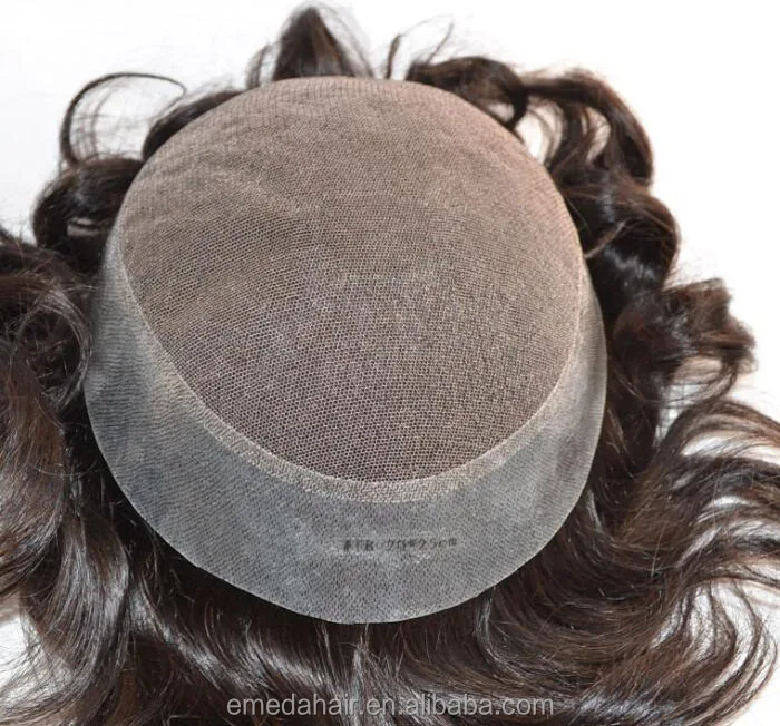

2017 Wholesale 100% human hair high quality men wig Full lace wig