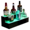 24" 2 Tier Acrylic LED Illuminated Home Back Bar Display for Wine Liquor Bottles