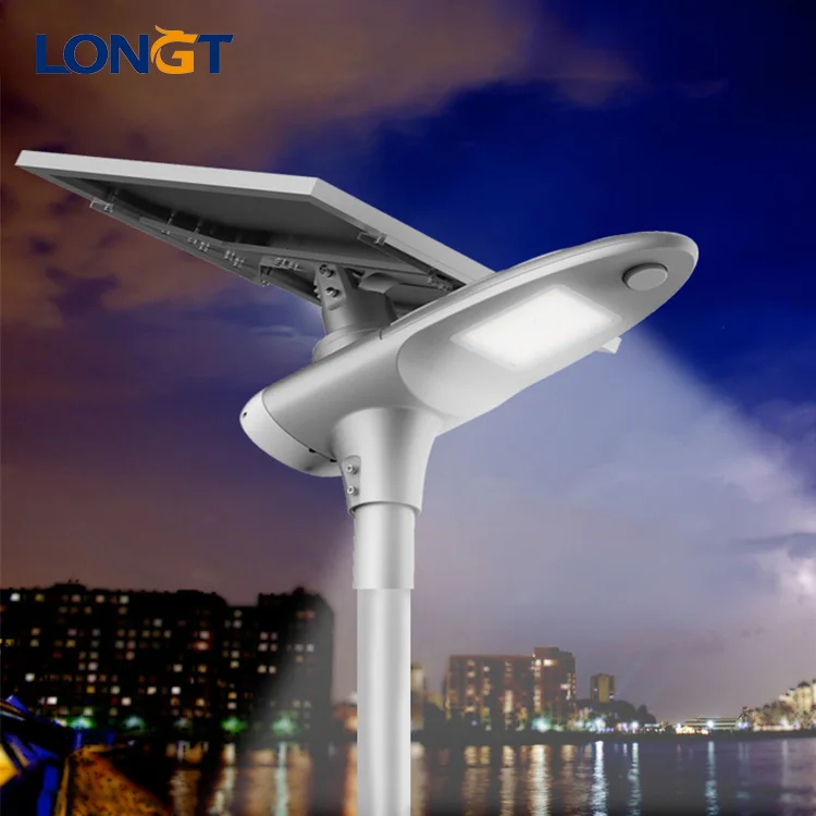 Warm white 100w all-in-one solar street light with camera
