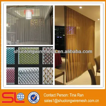 Office And Hotel Decorative Metal Mesh Drapery Buy Decorative