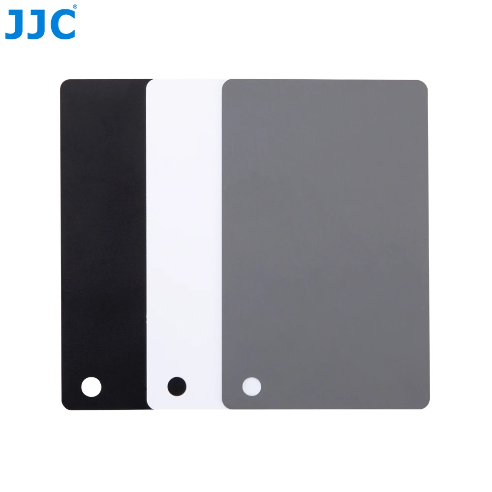 

JJC 2.2" x 3.4" PVC Grey Card, Black, white and neutral gray