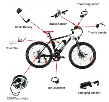 Easy Installation Electric Bicycle Motor Kit Permanent Magnet Brushless ...