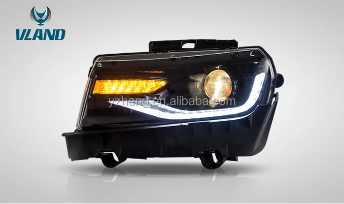 Vland factory for Camaro Headlight for 2014 2015 camaro LED front light wholesale price Rear Lamp DRL+Brake+Park+Turning Lamp