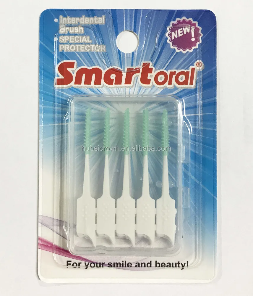
Rubber bristle Mini Interdental Brush Rubber Handle Toothbrush 