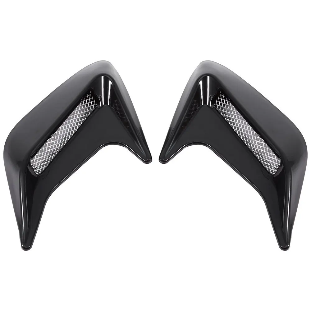 Hood Scoops & Vents Universal JDM Style Decorative Hood Scoop Smoke