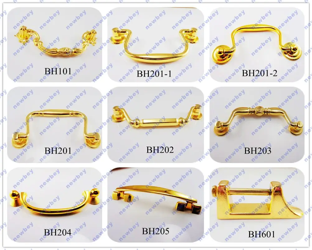 Decorative Metal Handles For Boxes Bd203 In Fancy Gold Color - Buy ...