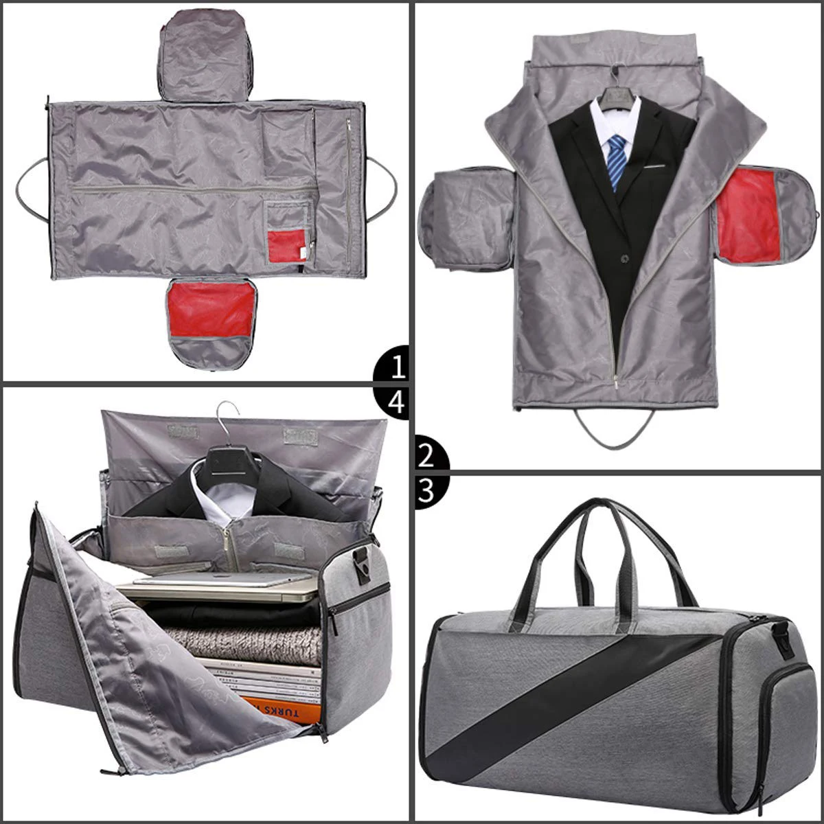 Carry-on Garment Storage Duffel Bags Suit Travel Business Flight Bag ...
